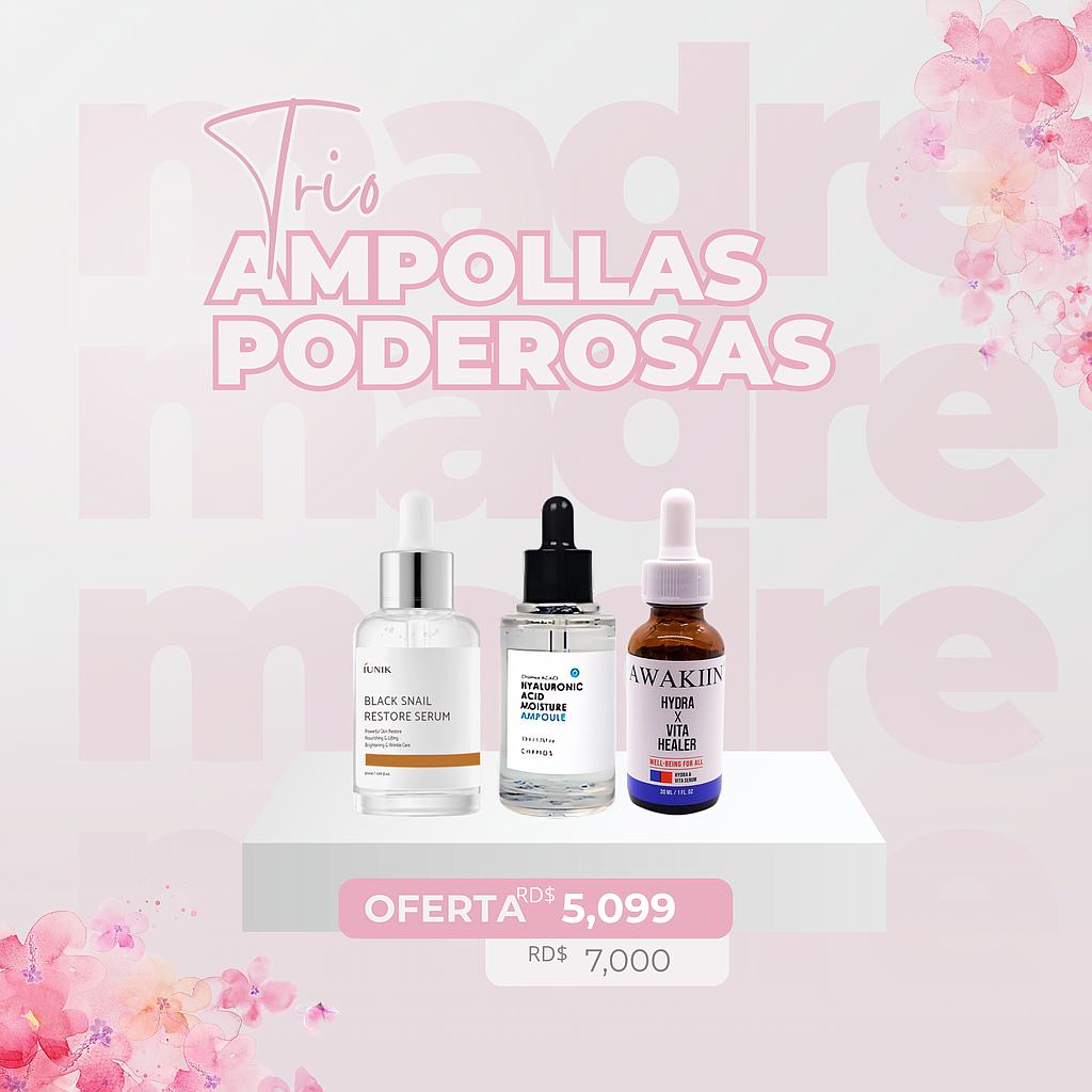 Trio Ampollas Poderosas